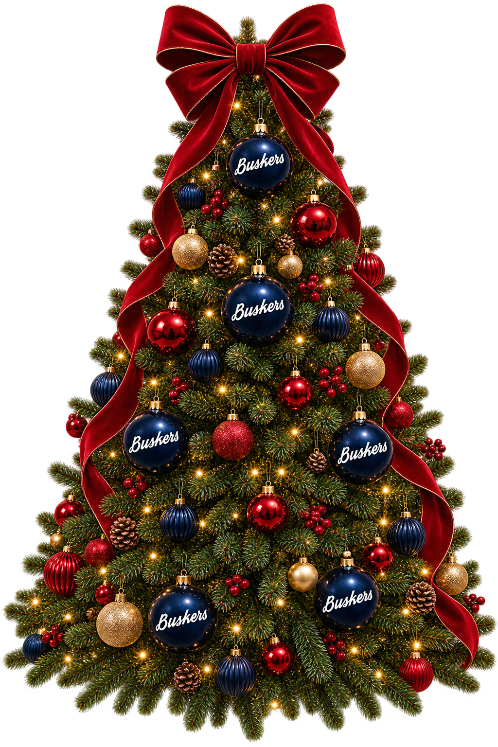 Buskers Christmas tree