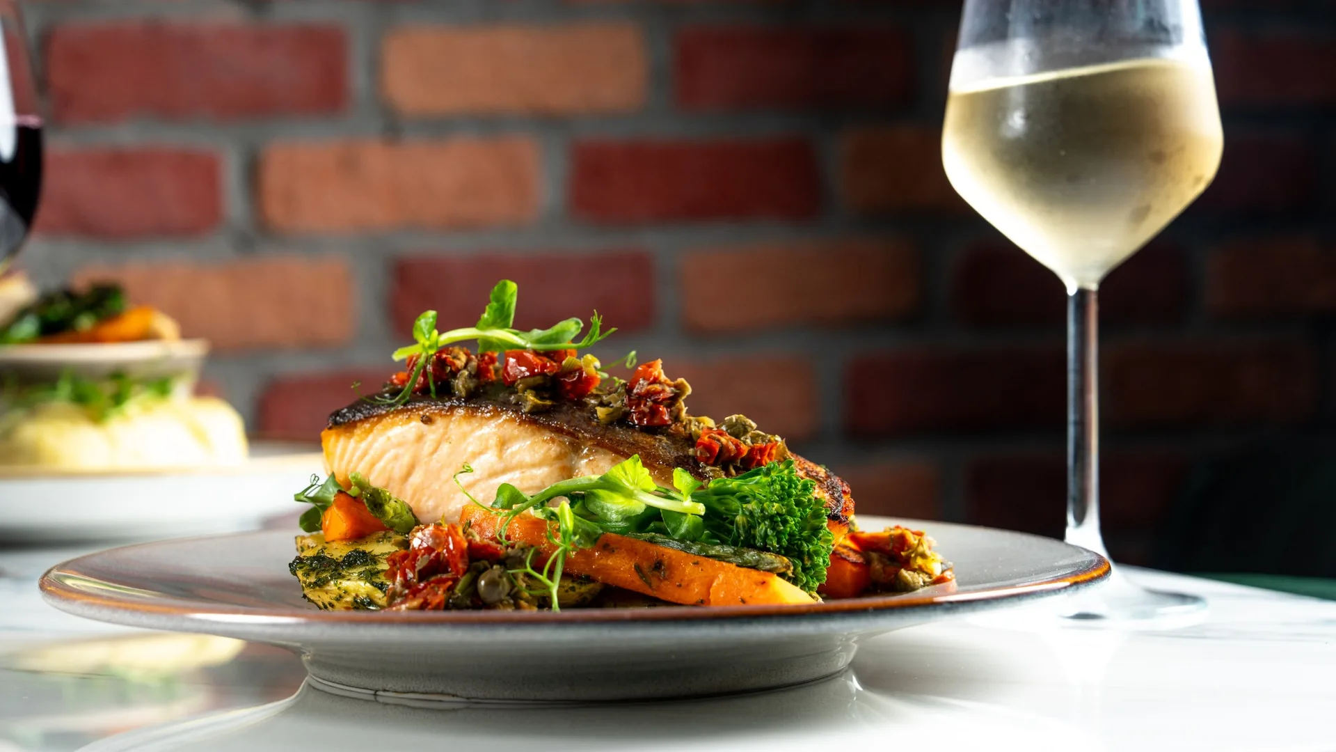 Christmas dining dish
