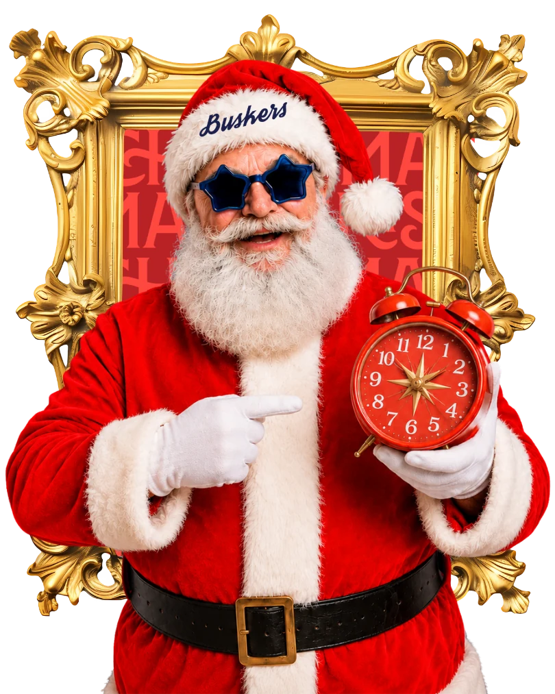 Santa at Buskers Bar Christmas 2026